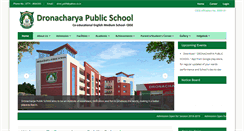 Desktop Screenshot of dronacharyapublicschool.com